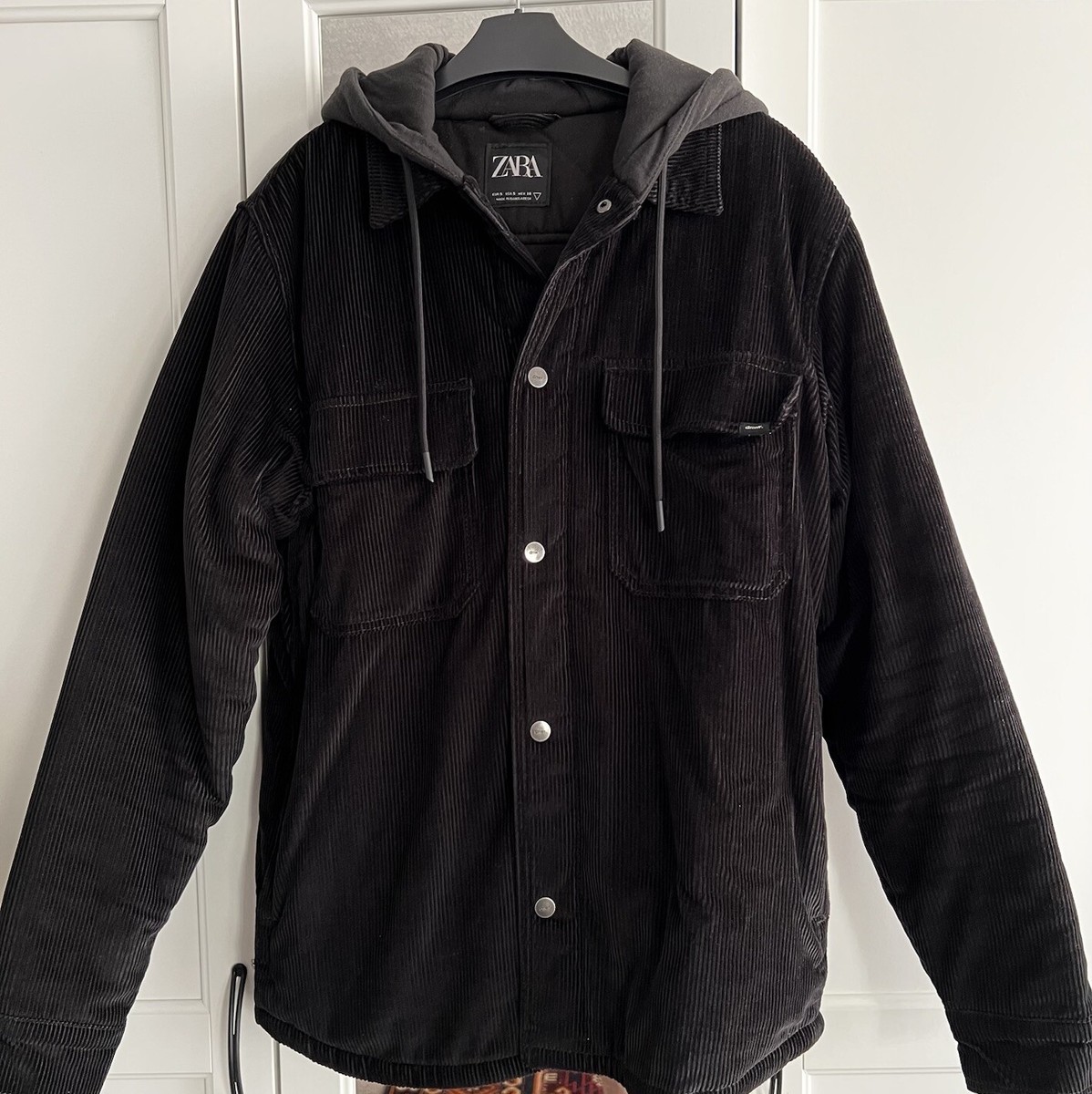 Dnwr Black Shacket Zara ZARA DNWR Taupe Padded Overshirt Shacket