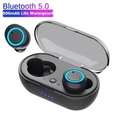 TWS Wireless Bluetooth 5.0 EARPHONE Touch Control 9D STEREO HEADSET waterproof