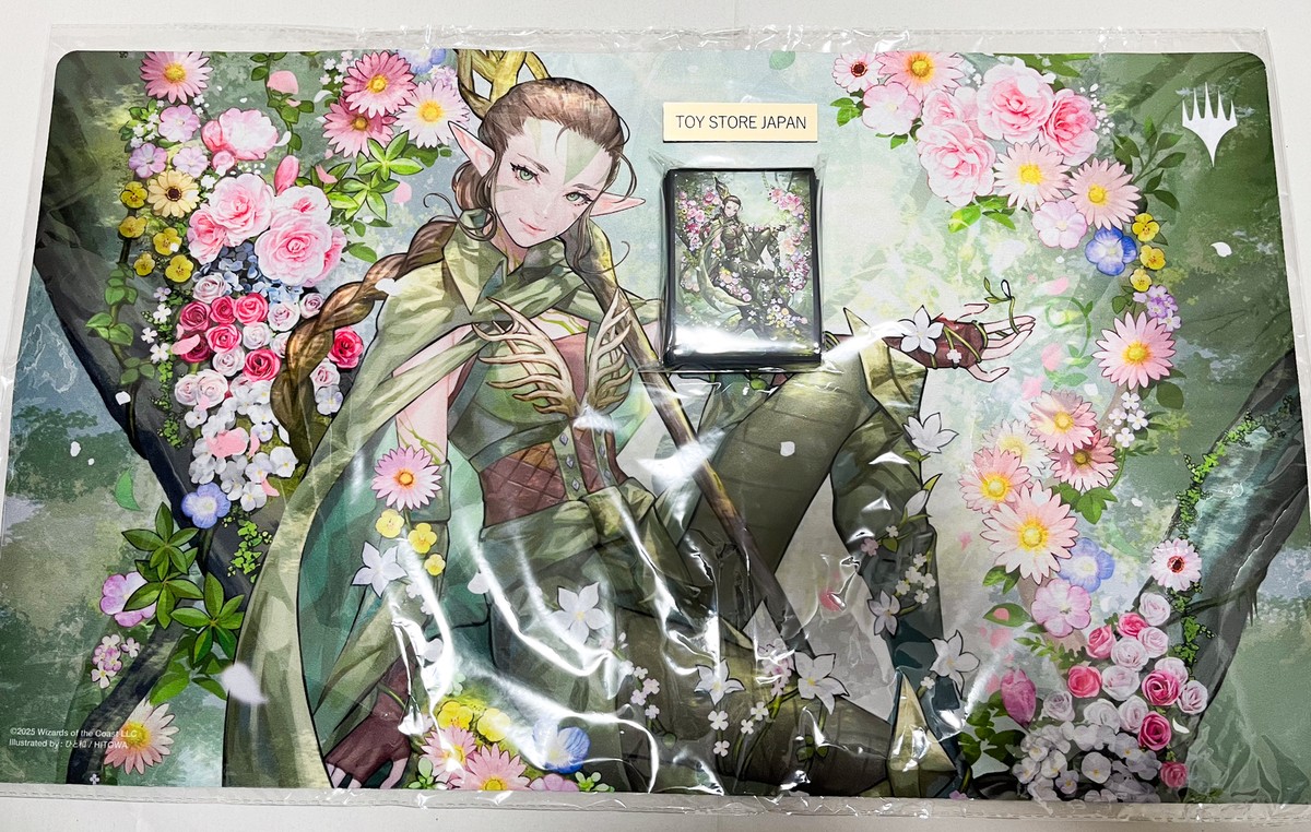 MTG プレイマット ニッサ RPTQ 072)□ショーケース□《復活した精霊信者、ニッサ/Nissa