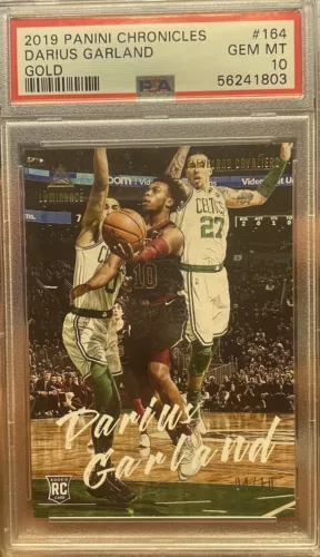 2019-20 Panini Chronicles - Darius Garland (RC) GOLD /10 PSA 10, Pop 1 Rookie 