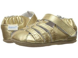 NIB Robeez Shoes Mini Shoez Paris Gold Fisherman Sandals 3-6m 2 | eBay
