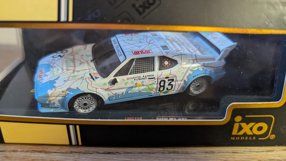IXO MODELS 1/43 BMW M1 #83 24H LE MANS 1980 PIRONI QUESTER MIGNOT - Photo 4/4
