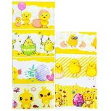 7 Eggs  Spring Fun Ukrainian Easter Egg Decorating Wraps Heat Shrink Sleeves