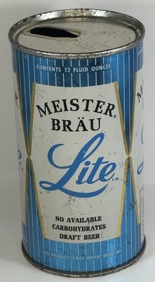 Meister Brau Lite 12 Oz EMPTY Juice Top Tab Top Beer Can