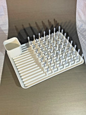 OXO Tot Bottle Drying Rack Gray Countertop Silicone-Tipped Tines NOTE  1513 