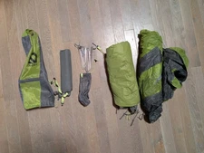Nemo Dagger 2P Backpacking Tent - Green 2 Person - W/ Ground Cloth & Stakes