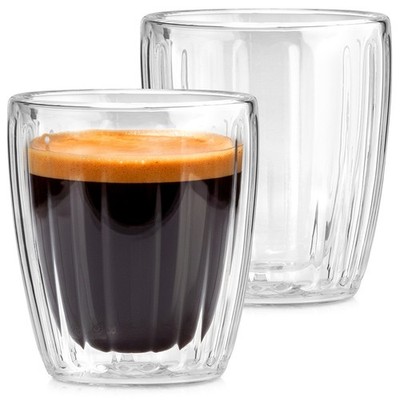 Thermogläser Doppelwandgläser 1250ml 2 Stk Espresso Kaffee