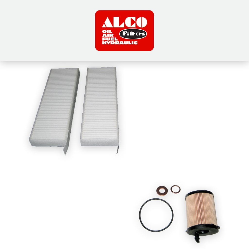 SERVICE KIT for CITROEN DS5 1.6 BLUEHDI ALCO OIL CABIN FILTERS (2014-2015)