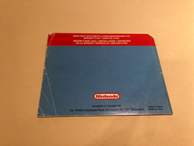 Nintendo NES - Kirby's Adventure Canadian Bilingual Instruction Booklet/Manual