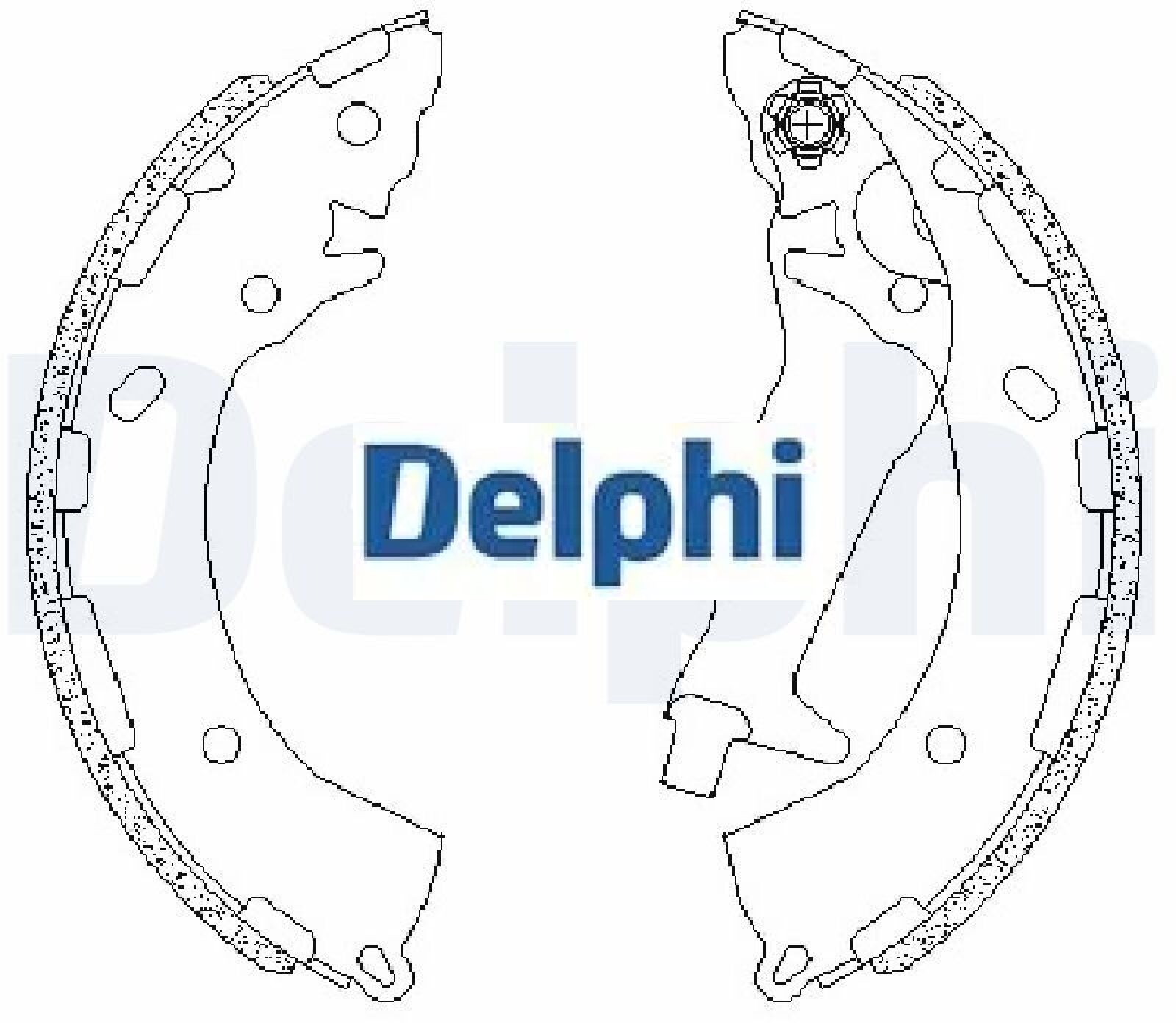 Delphi Bremsbacken Hinten Hyundai I10 - Bild 2