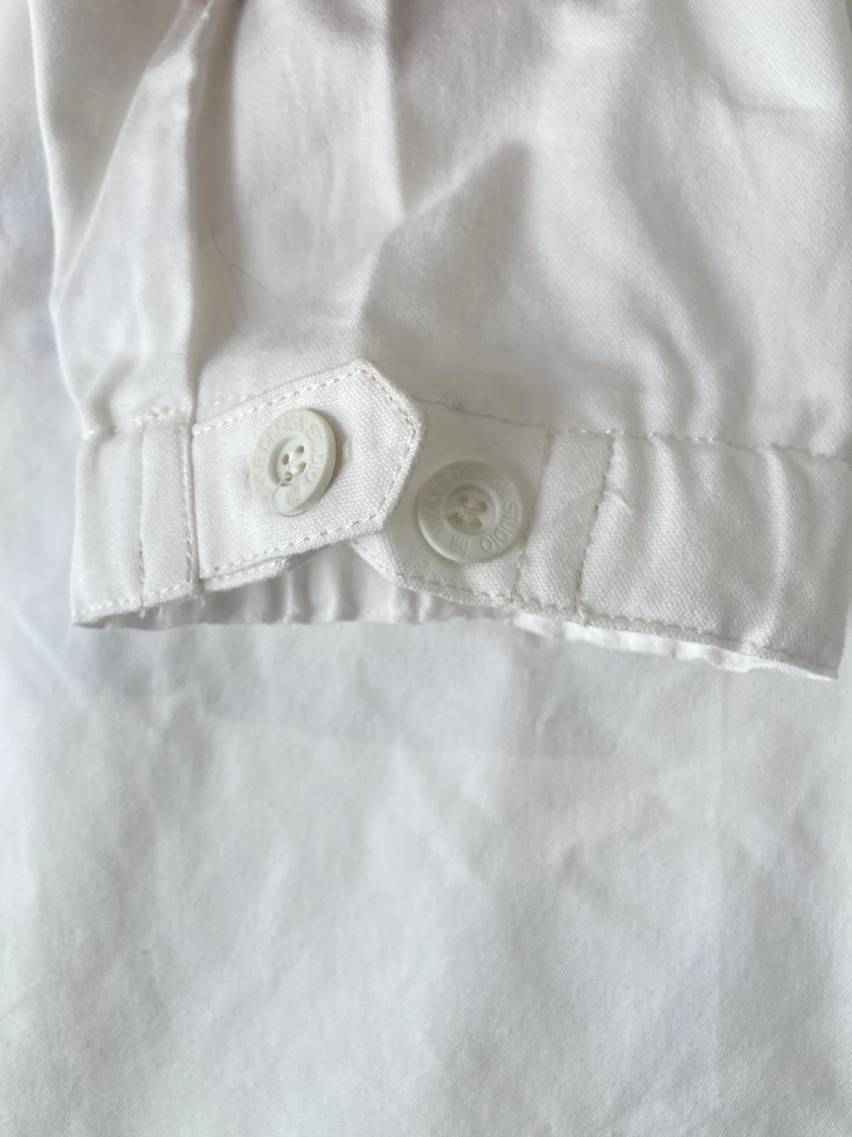 Vintage Issey Miyake IM Design Studio JAA Apron Jacket Coat White Size M Japan - product detail image 5