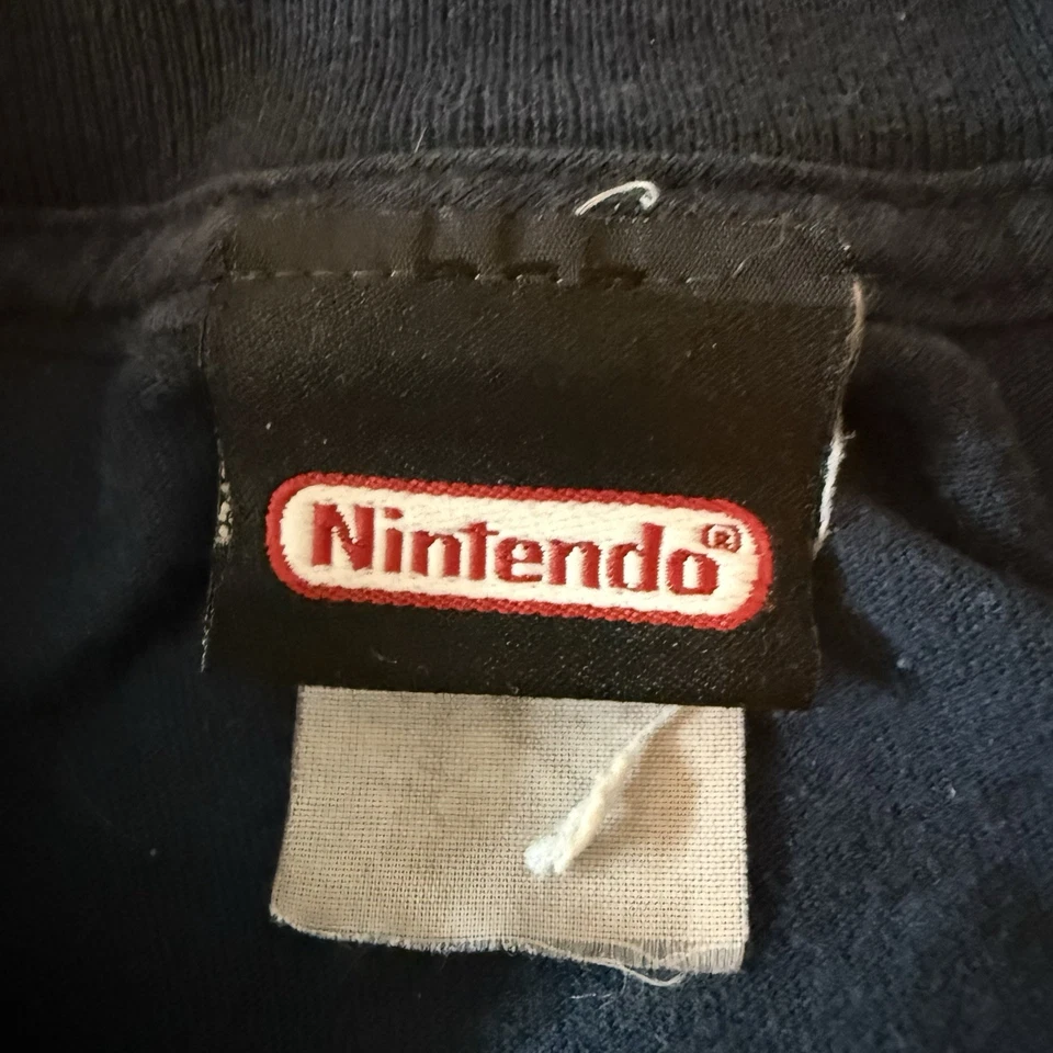 VTG 2005 Mario Kart DS Nintendo T-Shirt Road Warriors Black Sz Youth L/XL - Image 2 of 4