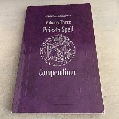Priest's Spell Compendium, Volume Three 3 (Advanced Dungeons & Dragons) TSR