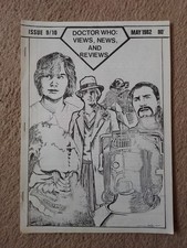'Doctor Who Views News and Reviews' No 9/10 - 'Doctor Who' Fanzine - 1982 - A4
