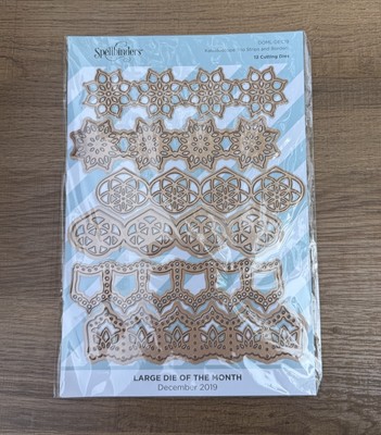 Spellbinders Die Of The Month KALEIDOSCOPE TRIO STRIPS & BORDERS - DEC 2019
