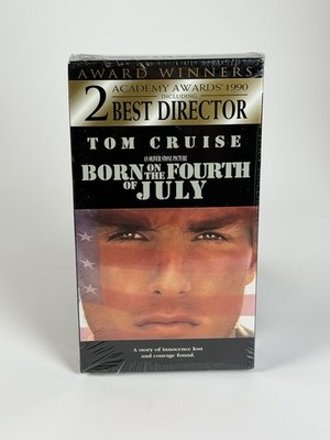 Born on the Fourth of July 1989 (VHS, 2000) SEALED NEW Tom Cruise Kyra Sedgwick