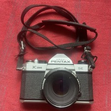 Asahi Pentax K1000 35mm Film Camera Asahi 1:2 50mm Lens Tested Works Free Shi