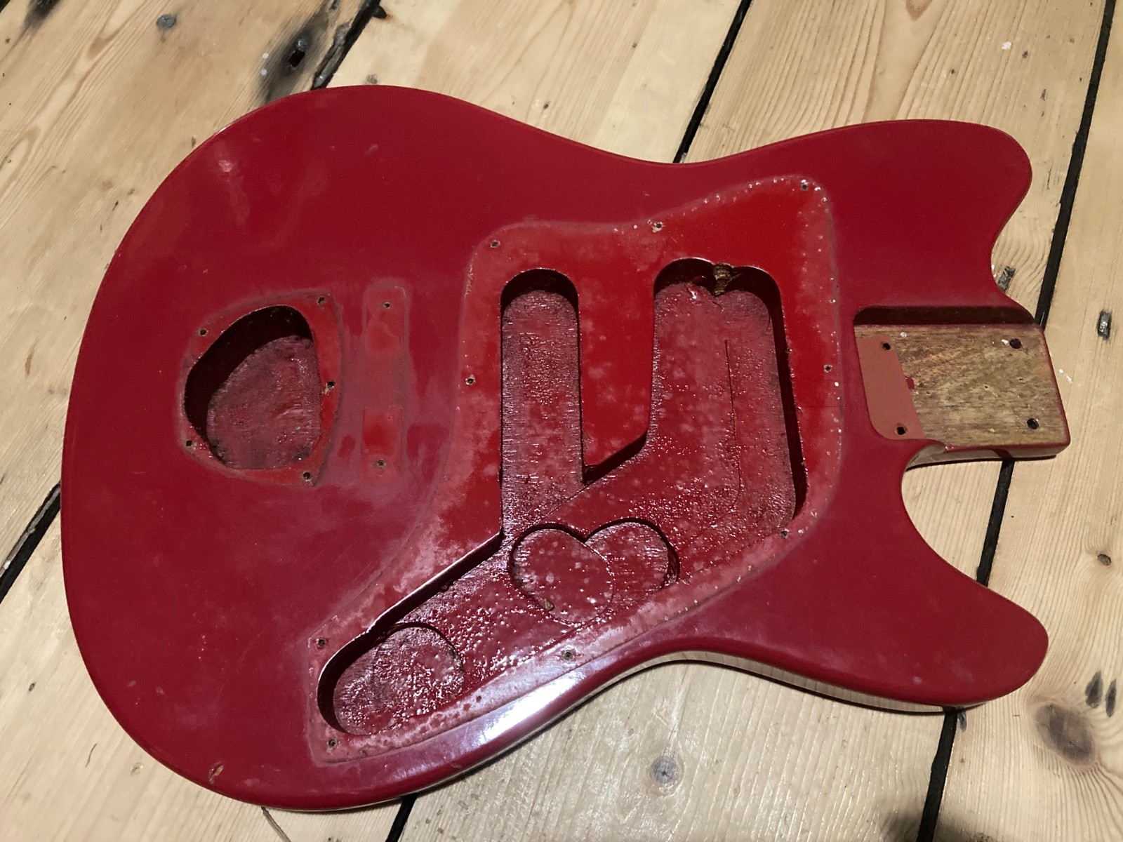 1960s 70s Futurama Sophomore Electric Guitar Body Japan Guyatone