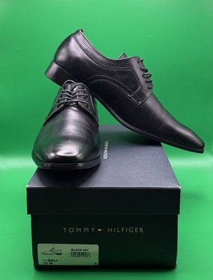 NIB- Tommy Hilfiger Soli Men's Lace Up Dress Shoes Black Size 10