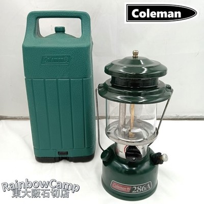 Coleman Benzinlaterne One Mantle grün mit Koffer geschmeckt gebraucht aus Japan