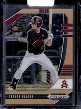 2020 Panini Prizm Draft Picks #PDP99 Trevor Hauver Neon Orange Prizm #/50