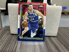 2025-26 Topps Chrome - Pat Connaughton #190 Red White & Blue Refractor