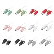 USB Data Line Cord Winder Cartoon Soft Cover for Phone Type C Cord