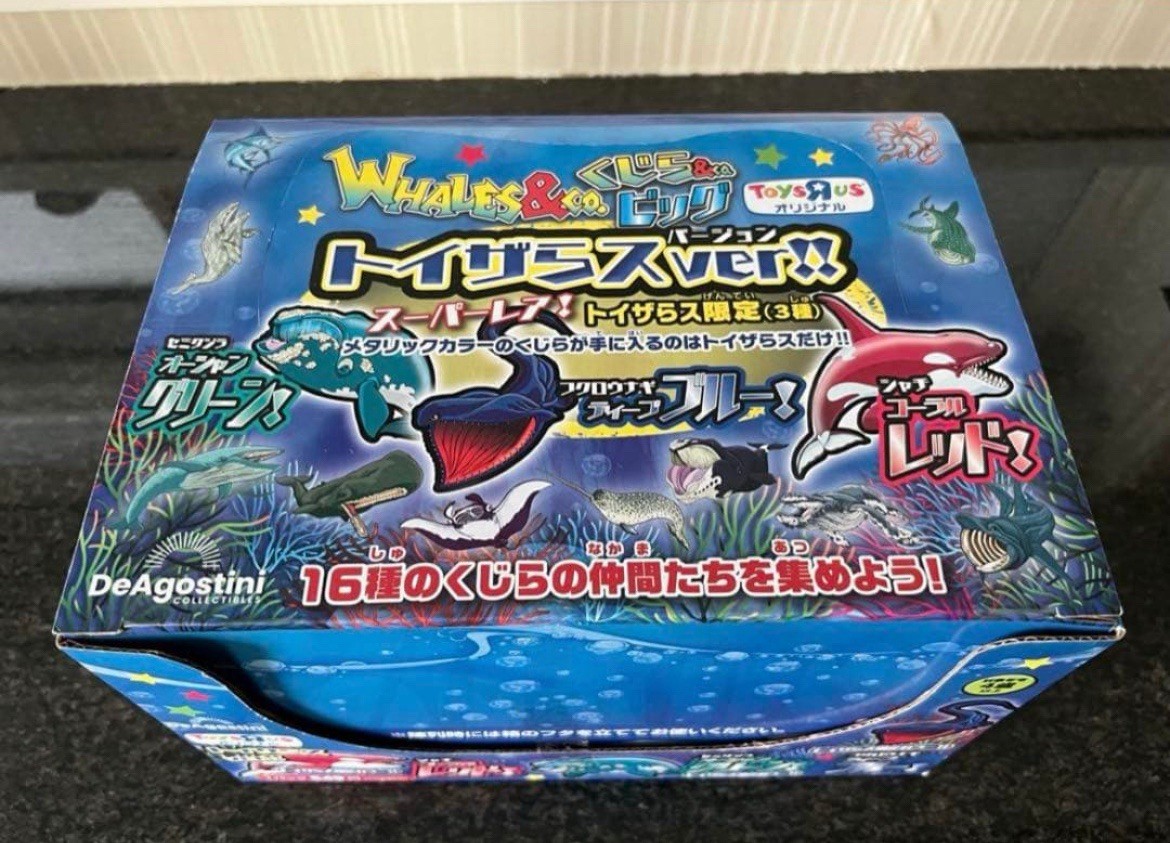 Deagostini Whale & Co Big Box 8Types Set Sea Animals Fishes Toy from Japan NEW