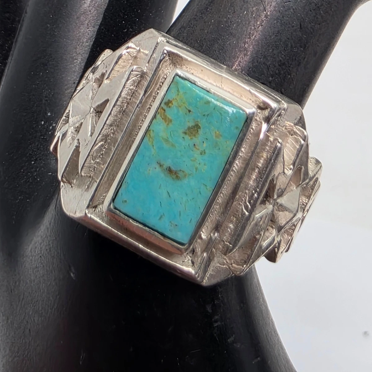 ヴィンテージ Navajo sterling silver リングL536 Preços baixos em Anel masculino de prata esterlina Navajo | eBay