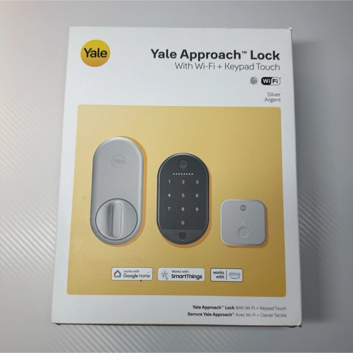 Yale August Wi-Fi Smart Lock with Keypad Touch in Silver
