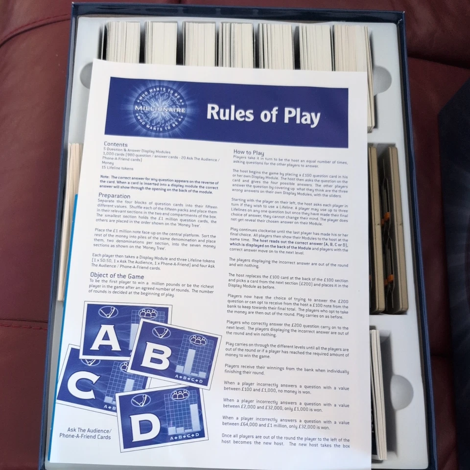 Who Wants To Be A Millionaire Family Quiz Game - 2000 -Celador - new unused - Image 3 of 4