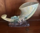 Roseville Wincraft 1948 Pottery centerpiece/Vase 221-8 Green Mid Century USA