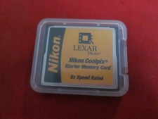 Lexar Media Nikon Coolpix Starter Memory Card 16MB 8X Speed Compact Flash W/Case