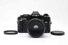  Near MINT MINOLTA X-700 Black 35mm SLR w/ MD ZOOM 35-70mm F3.5 From JAPAN