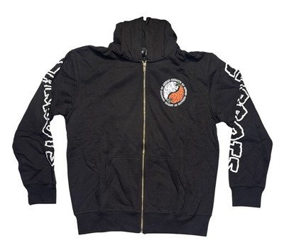 RARE CARROTS By Anwar Carrot Ying Yang Zip Skate Street Hoodie Jumper- Large