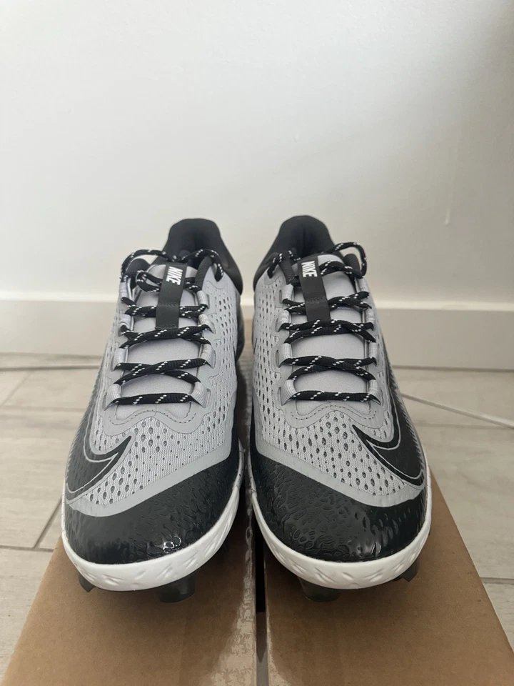 Botines de béisbol Nike Alpha Huarache Elite 4 bajos MCS para hombre talla 11,5 grises FD6221-002 Foto 4 de 4