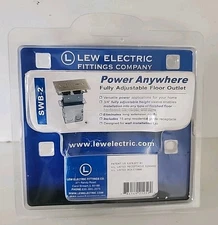LEW Electric SWB-2 Recessed Floor Outlet Box NEW NIB