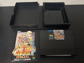 Fatal Fury Special SNK Neo Geo AES ROM Cartridge Box Manual Tested Japan Import