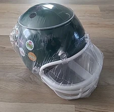 NFL Full Size Football Helmet Snack Holder Tray Server Forest Green/ White B2-CL