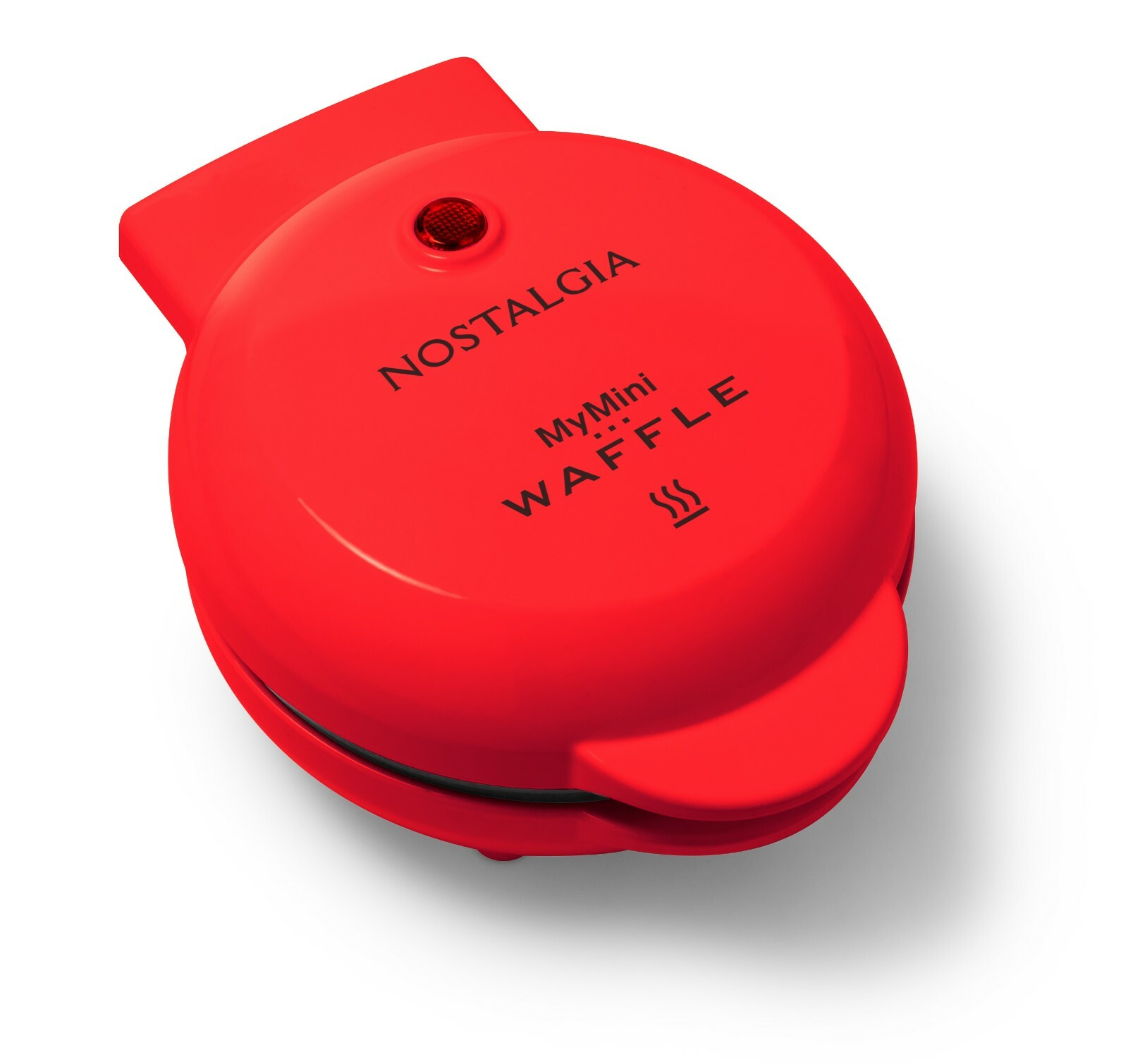 Red Waffle Maker - NOSTALGIA Brand New & Sealed-image