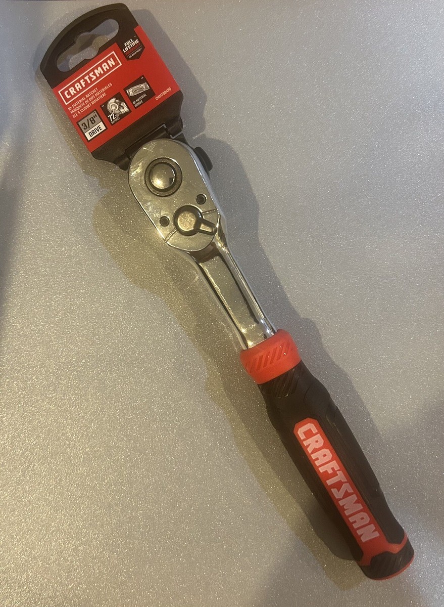 Craftsman 72-Tooth 3/8-in Drive Comfort Grip Bi Material Handle