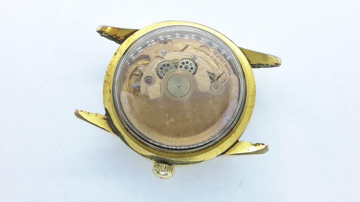Wyler　incaflex　dynawind WYLER INCAFLEX DYNAWIND VINTAGE MEN'S WRISTWATCH. See