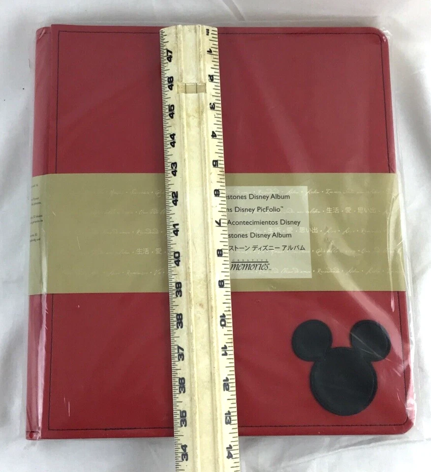 PicFolio Creative Memories Disney Mickey Mouse Red Photo Album Holds 160 Photos - Image 2 of 4