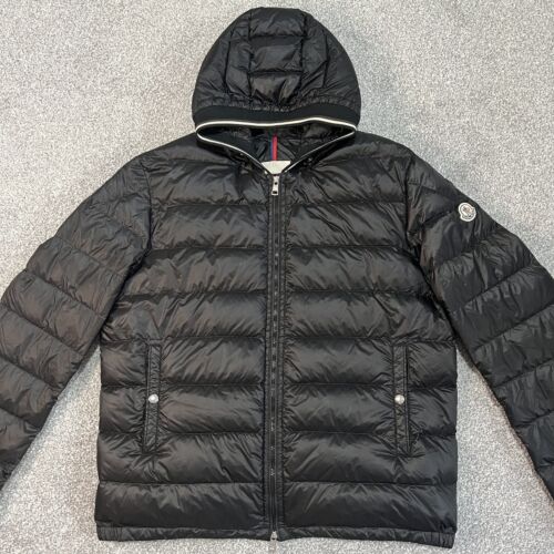 Moncler Gravier Black Puffer Jacket Size 5 XL 100% Authentic - Afbeelding 1 van 10