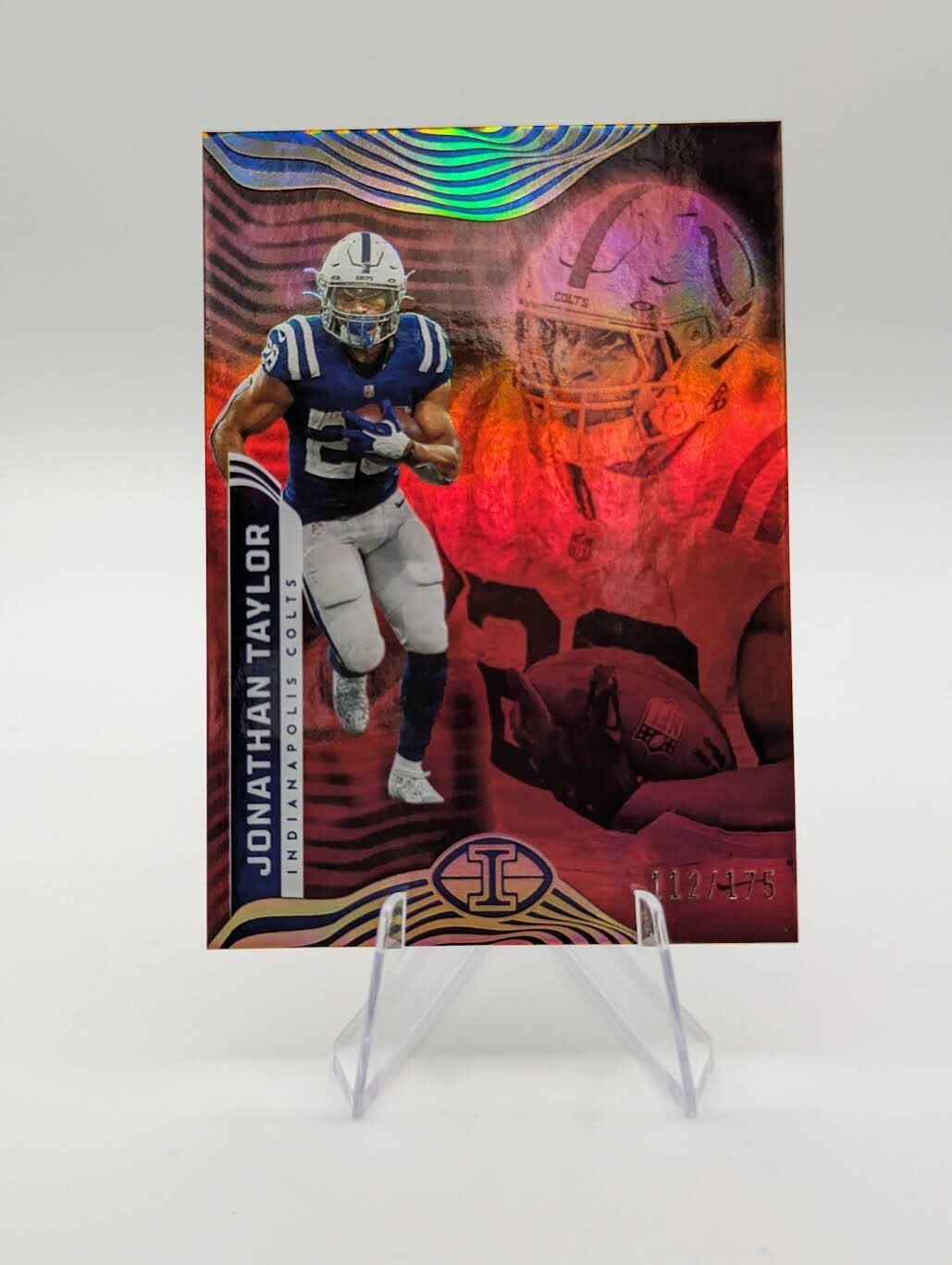 Jonathan Taylor 2022 Panini Illusions Trophy Collection Red SP /175 #39 Colts