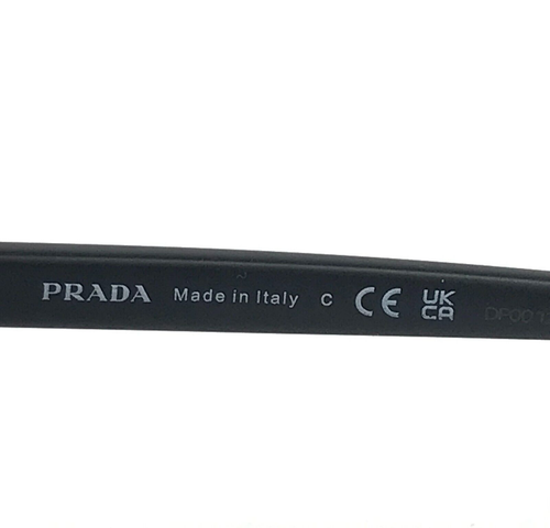 Prada Eyeglasses Frames VPR58Z 1BO-1O1 Matte Black Square Full Rim 57-19-145 - Picture 12 of 14