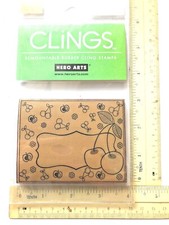 Hero Arts Cling Stamp CG117 Cherries 3" x 4" NEW