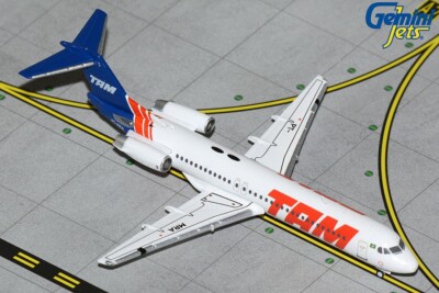 GEMINI JETS TAM LINHAS AEREAS FOKKER F-100 1:400 GJTAM2062 IN STOCK