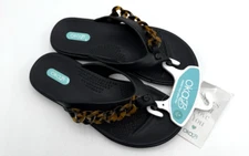 Oka-B GINGER CHAIN Women's NEW Sandal MADE IN USA Black Licorice Multiple Sizes