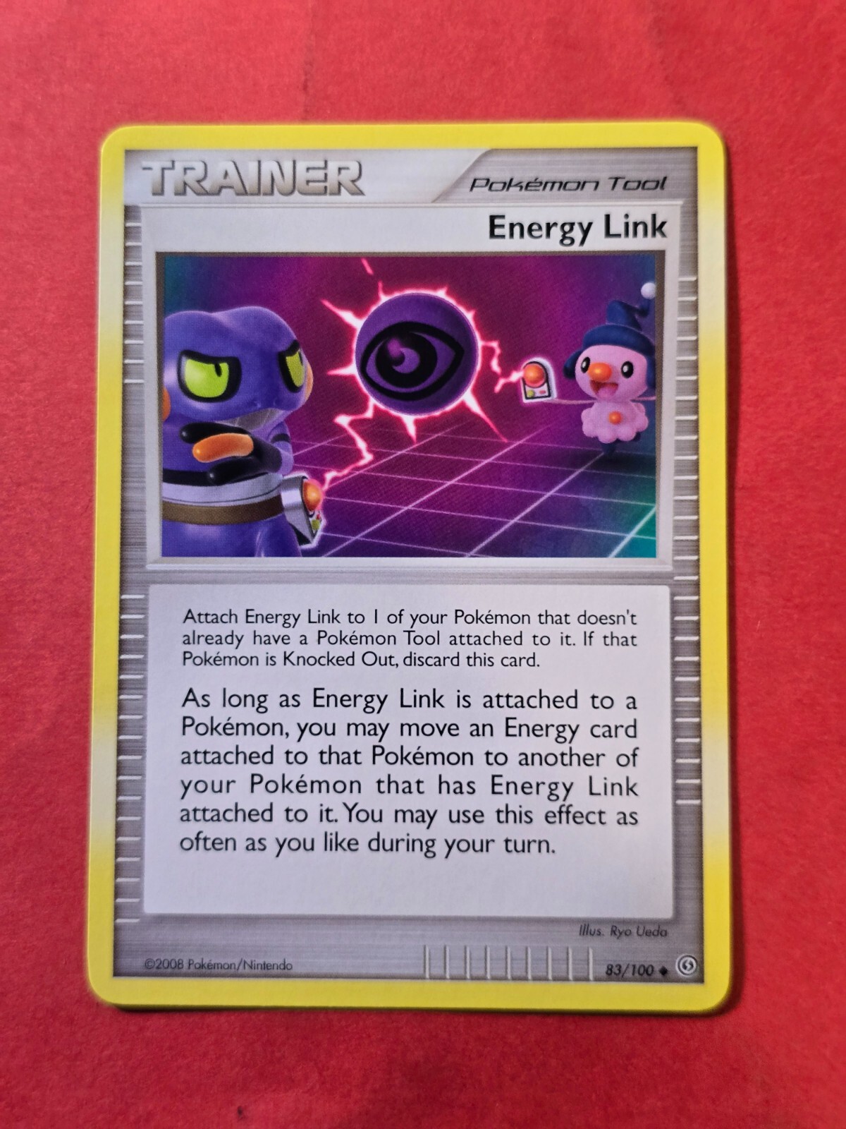 2008 Pokemon Diamond and Pearl Stormfront #83 Energy Link, UC, NF/H, cd5